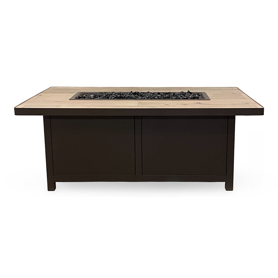 CAPRI 30" x 50" RECTANGLE OCCASIONAL HEIGHT FIRE TABLE