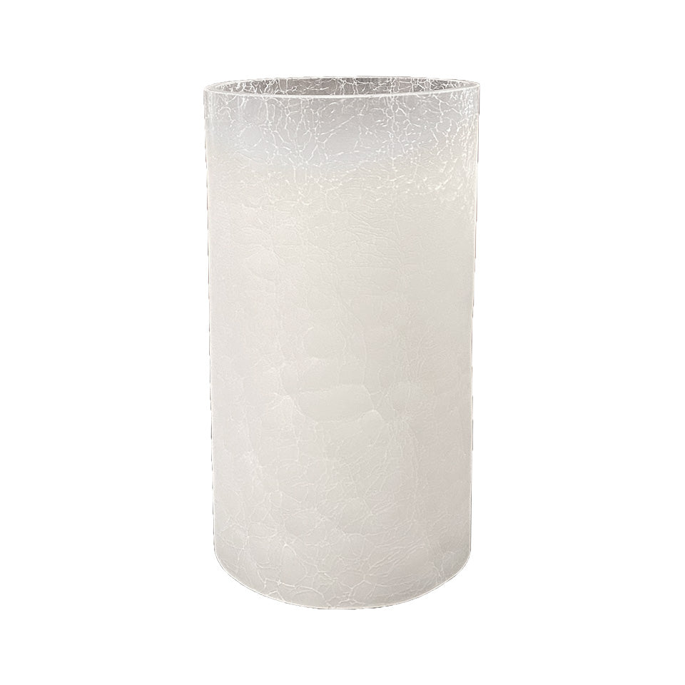 CRACKLE GLASS CYLINDER