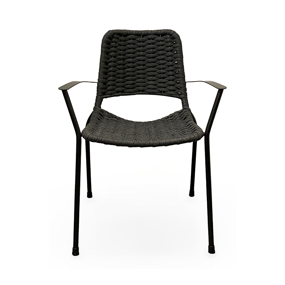 METRO STACKING ARM CHAIR, ROPE