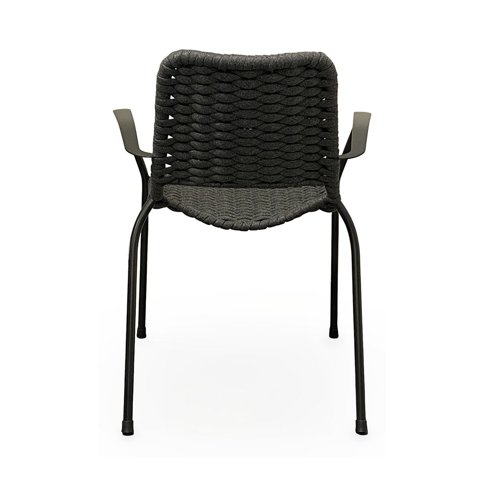 METRO STACKING ARM CHAIR, ROPE