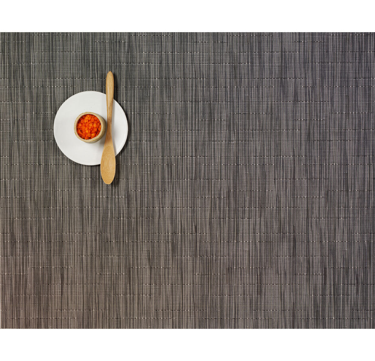 BAMBOO RECTANGLE PLACEMAT, GREY FLANNEL