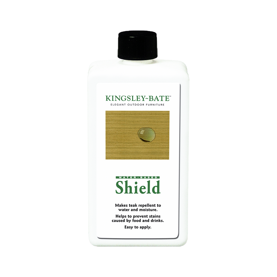 Bottle of Kingsley Bate Shield for Teak Outdoor Furniture
