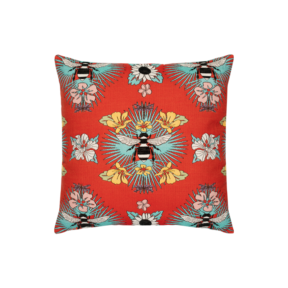 TROPICAL BEE 22" PILLOW