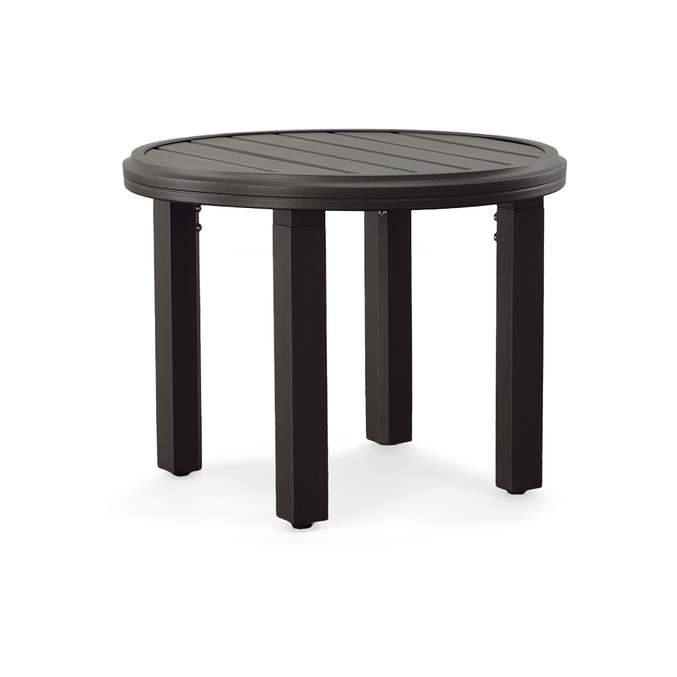 AMICI ROUND SIDE TABLE, GRAPHITE