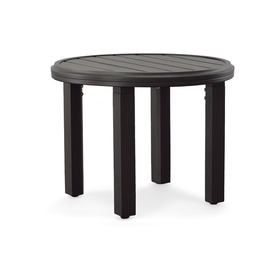 Amicus Table Amici Round Side Table, Graphite | Summer House Patio