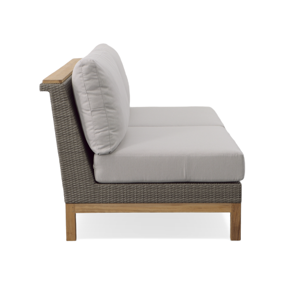 AZORES SECTIONAL, ARMLESS SETTEE