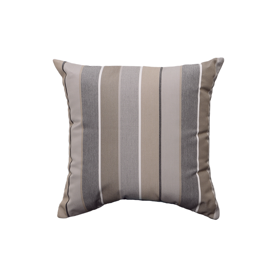MILANO CHAR STRIPE 20" PILLOW W/ ZIPPER