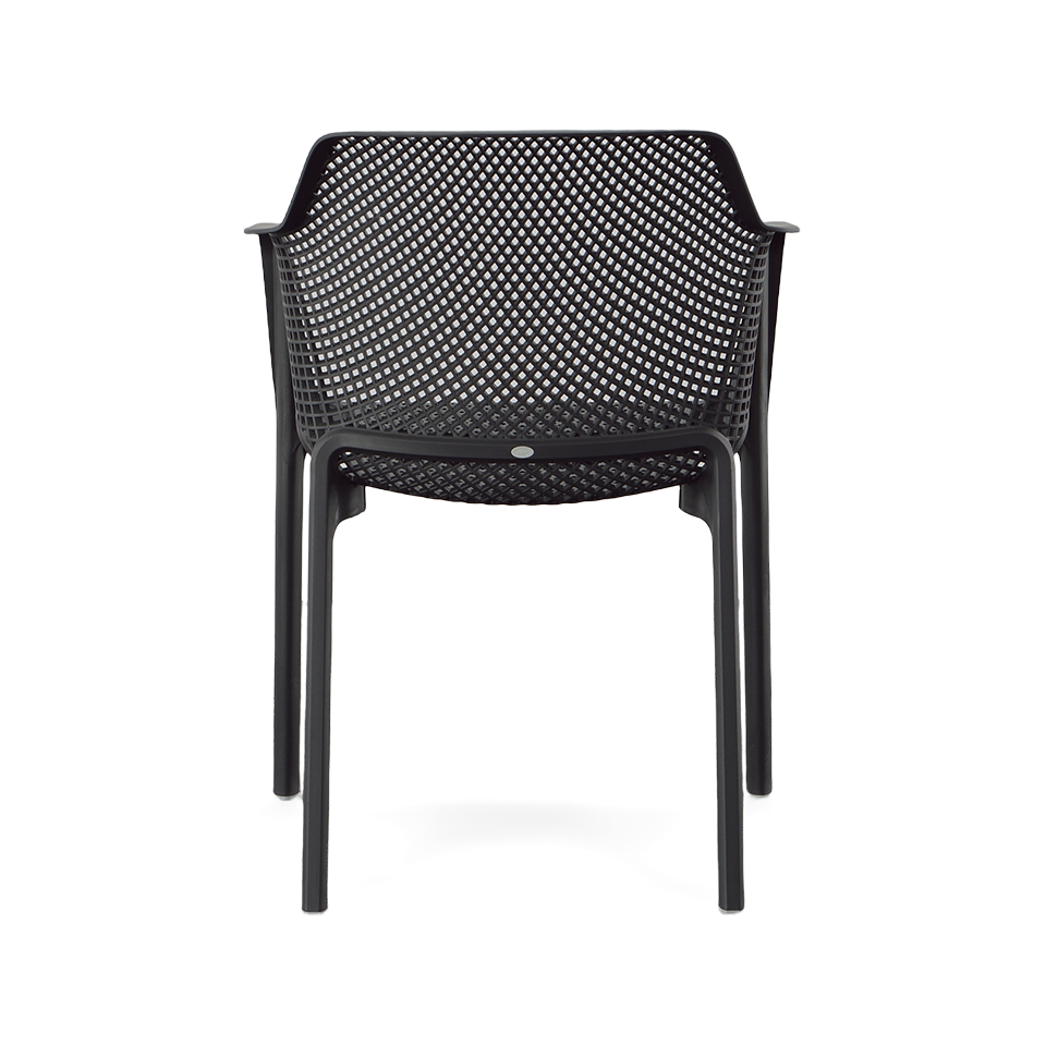 NET STACKING ARM CHAIR, ANTHRACITE