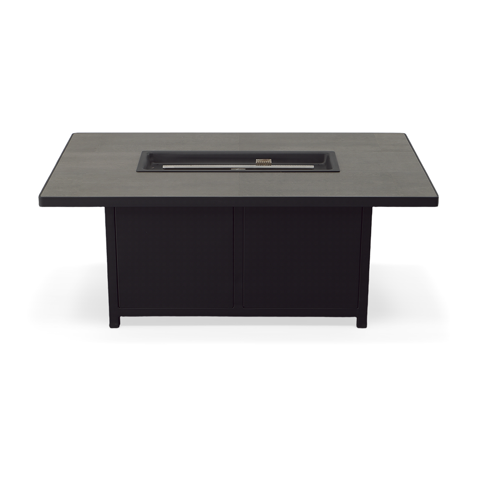 CAPRI 36" x 58" RECTANGLE CHAT HEIGHT FIRE TABLE
