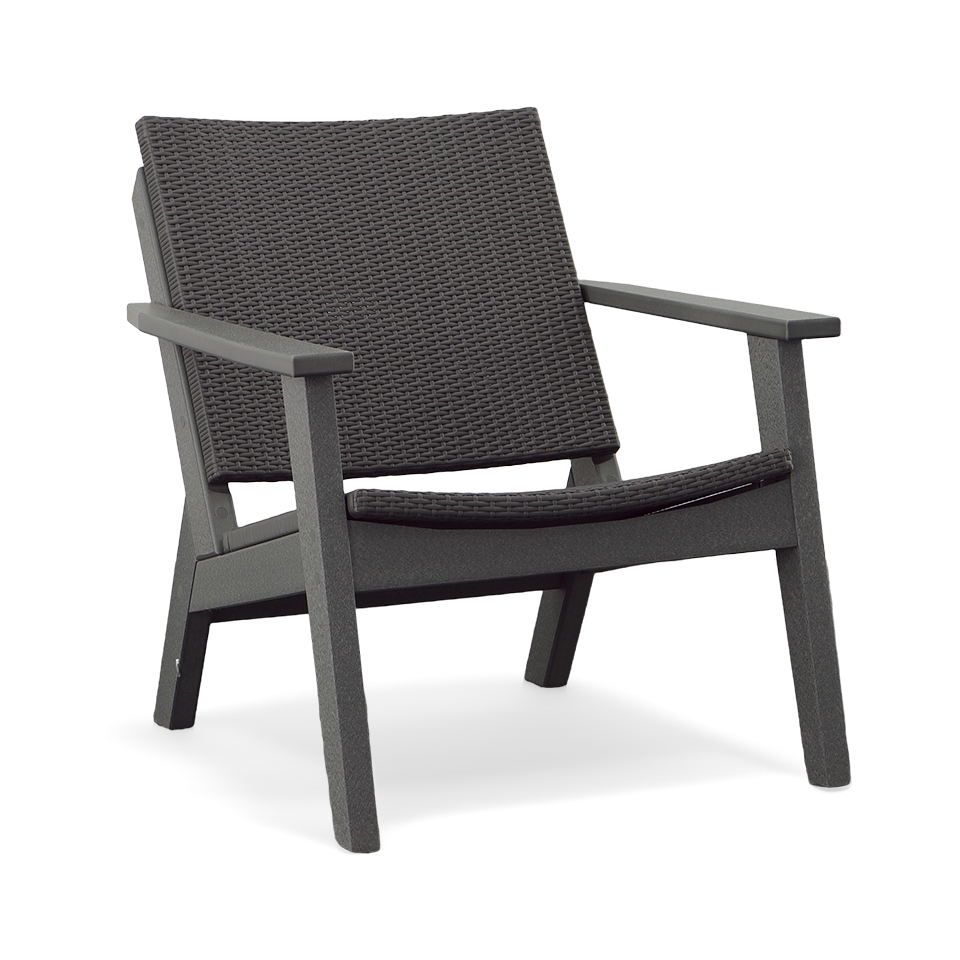 MAD FUSION CHAT CHAIR, WOVEN SLATE
