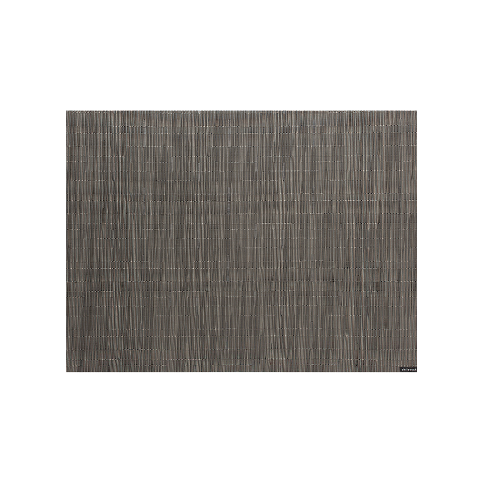 BAMBOO RECTANGLE PLACEMAT, GREY FLANNEL