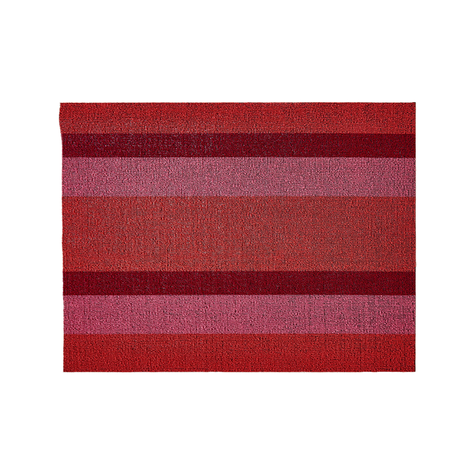 BOLD STRIPE SHAG UTLITY MAT, PUNCH